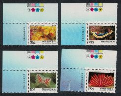 Taiwan Marine Life 4v Corners TL 1995 MNH SG#2268-2271 - Unused Stamps