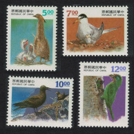 Taiwan Heron Tern Noddy Barbet Birds With Their Young 4v 1994 MNH SG#2193-2196 - Unused Stamps