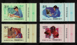 Taiwan Vocational Training Competition 4v Margins T1 1993 MNH SG#2138-2141 - Ungebraucht