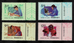 Taiwan Vocational Training Competition 4v Margins T2 1993 MNH SG#2138-2141 - Neufs