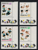 Taiwan Children's Games 3rd Series 4v Corners 1993 MNH SG#2120-2123 - Unused Stamps