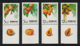 Taiwan Fruits 4v Margins 1993 MNH SG#2147-2150 - Ungebraucht