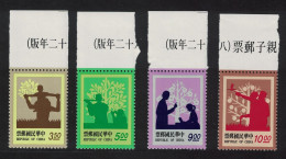 Taiwan Parent-Child Relationships 4v Margins 1993 MNH SG#2142-2145 - Unused Stamps