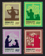 Taiwan Parent-Child Relationships 4v 1993 MNH SG#2142-2145 - Unused Stamps