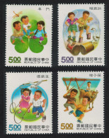 Taiwan Children's Games 2nd Series 4v 1992 MNH SG#2056-2059 - Unused Stamps