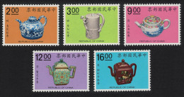 Taiwan Teapots 2nd Series 5v 1991 MNH SG#1946-1950 - Neufs