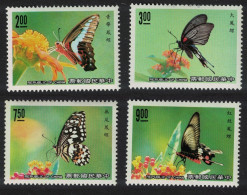 Taiwan Butterflies 4v 1989 MNH SG#1872-1875 - Unused Stamps