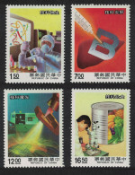 Taiwan Science And Technology 4v 1988 MNH SG#1790=1797 MI#1802=1809 - Unused Stamps