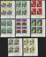 Taiwan Science And Technology 8v Corner Blocks Of 4 1988 MNH SG#1790-1797 MI#1802-1809 - Unused Stamps