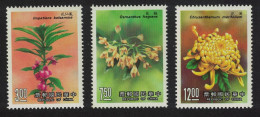 Taiwan Balsam Osmanthus Chrysanthemum Flowers 3rd Series 3v 1988 MNH SG#1809-1811 MI#1820-1822 - Neufs