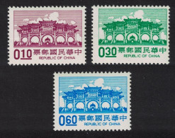 Taiwan Sixth Death Anniversary Of Chiang Kai-shek 3v 1987 MNH SG#1712-1715 MI#1778-1780 - Neufs