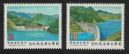 Taiwan Feitsui Reservoir Inauguration 2v 1987 MNH SG#1739-1740 - Unused Stamps
