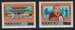 Taiwan Confucius International Confucianism 2v 1987 MNH SG#1771-1772 - Ongebruikt