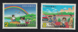 Taiwan Cleanliness And Courtesy 2v 1986 MNH SG#1685-1686 - Neufs