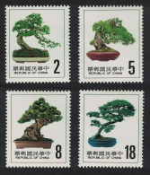 Taiwan Bonsai 4v 1985 MNH SG#1615-1618 - Unused Stamps