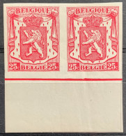 België, 1935, Nr 423, Postfris **, In Paar, Bladboord, OBP 22€ - 1931-1940