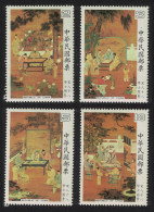 Taiwan Sung Dynasty Painting 'The Eighteen Scholars' 4v 1984 MNH SG#1559-1562 - Ungebraucht