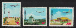 Taiwan Civil Aeronautics Administration 3v 1984 MNH SG#1519-1521 - Nuevos