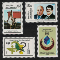 Turkish Cyprus Medicine Militaria Anniversaries And Events 4v 1987 MNH SG#216-219 - Ungebraucht