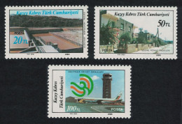 Turkish Cyprus Modern Development 1st Series 3v 1986 MNH SG#197-199 - Unused Stamps