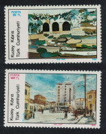 Turkish Cyprus Paintings Art 5th Series 2v 1986 MNH SG#185-186 - Unused Stamps