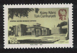 Turkish Cyprus Opening Of Ataturk Cultural Centre Lefkosa 1984 MNH SG#153 - Unused Stamps