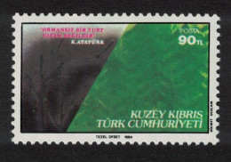 Turkish Cyprus World Forestry Resources 1984 MNH SG#156 - Ongebruikt