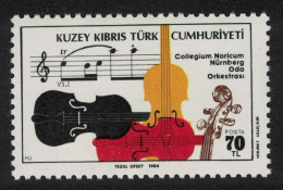 Turkish Cyprus Visit Of Nurnberg Chamber Orchestra 1984 MNH SG#165 - Nuevos