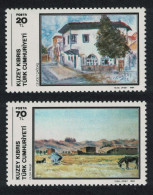 Turkish Cyprus Art 3rd Series 2v 1984 MNH SG#157-158 - Nuovi