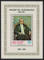 Turkish Cyprus Birth Centenary Of Kemal Ataturk Painting MS 1981 MNH SG#MS108 - Nuovi