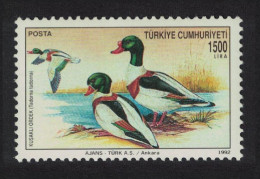 Turkey Common Shelduck Bird Def 1992 SG#3150 - Unused Stamps