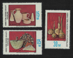Turkish Cyprus Handicrafts 3v 1977 MNH SG#51-53 - Ungebraucht