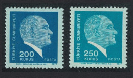 Turkey Kemal Ataturk 2v 1977 MNH SG#2595-2596 MI#2429-2430 Sc#2062-2063 - Nuovi