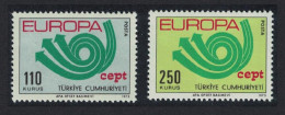 Turkey Europa CEPT 2v 1973 MNH SG#2441-2442 MI#2280-2281 - Ongebruikt