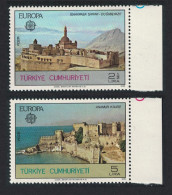 Turkey Europa CEPT Monuments 2v Margins 1978 MNH SG#2616-2617 MI#2443-2444 - Unused Stamps