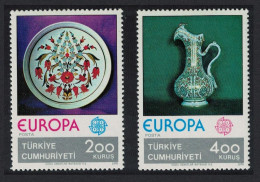 Turkey Europa CEPT Handicrafts 2v 1976 MNH SG#2547-2548 MI#2385-2386 - Nuovi