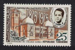 Tunisia Centenary Of Sadiki College 1975 MNH SG#848 Sc#667 - Tunesien (1956-...)