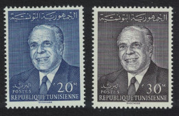 Tunisia National Day President Bourguiba 2v 1964 MNH SG#598-599 - Tunisia