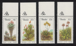 Transkei Aloes 4v PTT Margins 1986 MNH SG#185-188 - Transkei