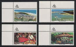 Transkei Casino Carousel Holiday Complex Mzamba 4v PTT Corners 1983 MNH SG#121-124 MI#120-123 Sc#117-120 - Transkei