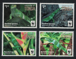 Tonga WWF Banded Iguana 4v Frame 2016 MNH SG#1804-1808 - Tonga (1970-...)