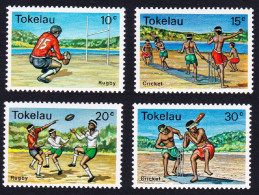 Tokelau Local Sports 4v 1979 MNH SG#69-72 Sc#69-72 - Tokelau