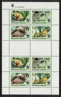 Togo WWF Three-cusped Pangolin Sheetlet Of 8v 2010 MNH MI#3454-3457 - Togo (1960-...)