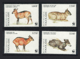 Togo WWF West African Duikers 4v 1996 MNH MI#2456-2459 Sc#1720 A-d - Togo (1960-...)