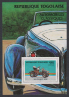Togo Peugeot Bebe Classic Cars MS 1984 MNH SG#MS1742 - Togo (1960-...)
