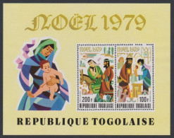 Togo Christmas MS 1979 MNH SG#MS1410 Sc#C405a - Togo (1960-...)
