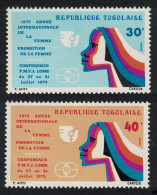 Togo International Women's Year 2v 1975 MNH SG#1094-1095 Sc#914-915 - Togo (1960-...)