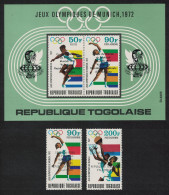 Togo West Germany's Victory In World Cup Football Championship 1974 MNH SG#1033-MS1035 - Togo (1960-...)