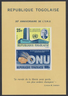 Togo 20th Anniversary Of UNO MS 1966 MNH SG#MS444a - Togo (1960-...)