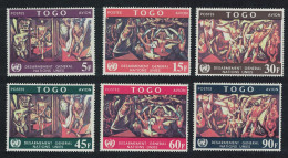 Togo Disarmament 6v 1967 MNH SG#533-538 - Togo (1960-...)